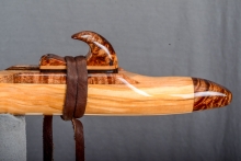Olive Native American Flute, Minor, Mid F#-4, #N63C (10)